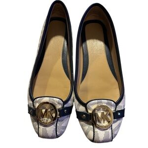 Michael Kors Fulton Moc leather Ballet Flats – Size 9.5 – NWOT